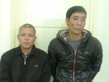 Hai "cò máu" Nguyễn Văn Minh và Nguyễn Văn Tú bị lực lượng 142 bắt giữ
