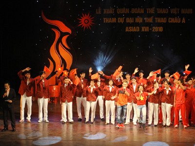 Lễ xuất quân đoàn thể thao Việt Nam tham dự ASIAD 16