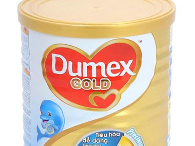 Thu hồi hơn 600 thùng sữa Dumex Gold bước 2 nghi nhiễm khuẩn