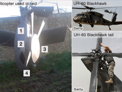 Mổ xẻ máy bay tàng hình trong chiến dịch diệt bin Laden