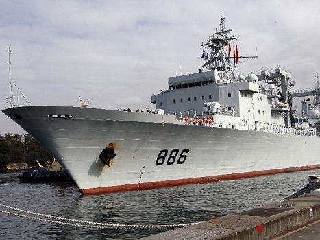 Tàu hải quân Trung Quốc tới Australia