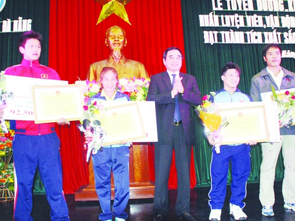 Đà Nẵng “thưởng khủng” cho các vận động viên đạt thành tích xuất sắc Ảnh: Nguyễn Huy