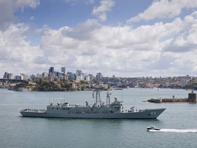 Tàu hải quân Úc sắp thăm TPHCM
