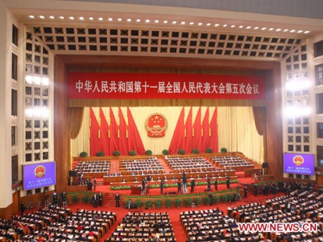 Quốc hội khóa XI Trung Quốc họp kỳ thứ 5
