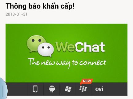 Cư dân mạng cảnh giác với WeChat