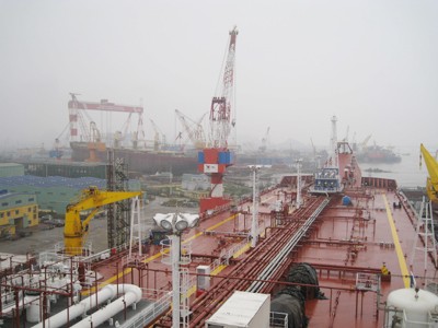 Tàu FSO5 được đóng tại Tổng Công ty CNTT Nam Triệu
