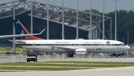 Máy bay của Thái tử Thái Lan bị giữ ở Đức