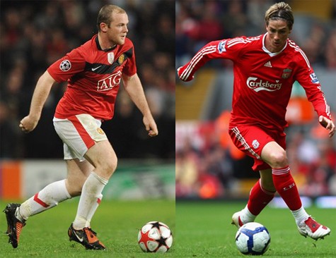 Torres và Rooney đổi chỗ cho nhau