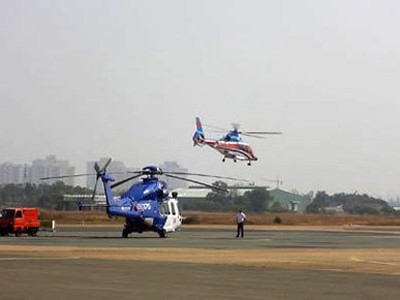 Xem trực thăng 420 tỷ đồng ở sân bay Vũng Tàu