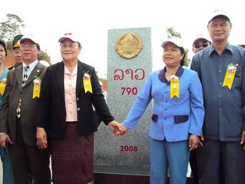 Khánh thành cột mốc biên giới 790 Việt Nam-Lào