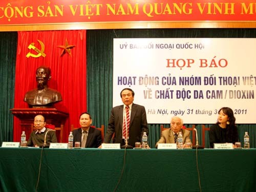 Họp báo nhóm đối thoại Việt-Mỹ về chất độc da cam/dioxin