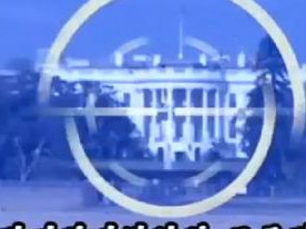 Ảnh chụp từ clip: Nhà Trắng của Mỹ bị nhắm bắn