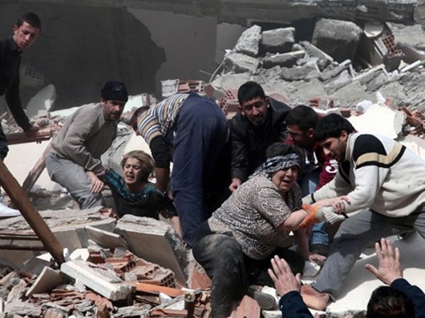 Số người chết vì động đất ở Thổ Nhĩ Kỳ tăng lên 270