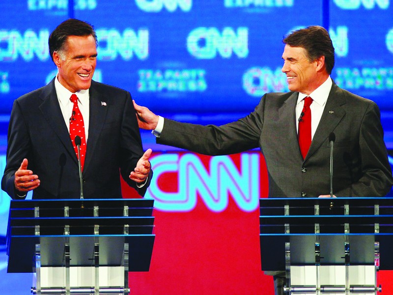 Mitt Romney (trái) ứng viên sáng giá