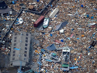 Nhật Bản từng bị tàn phá nặng nề bởi trận động đất hồi tháng 3-2011