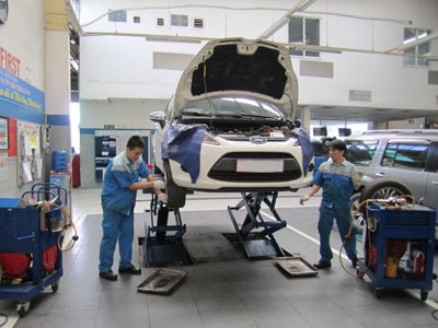 Ford nâng cao dịch vụ sửa chữa thân vỏ