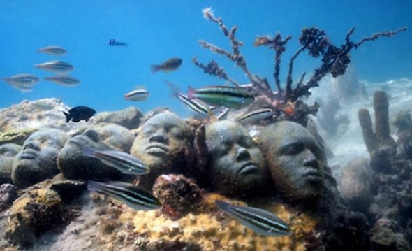 Công viên điêu khắc… dưới nước