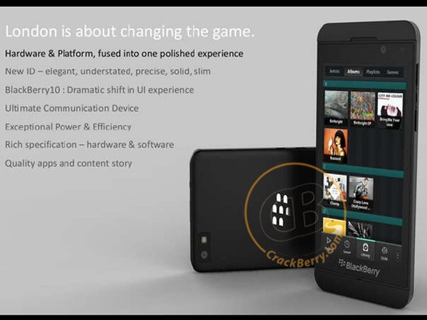 Lộ diện smartphone BlackBerry 10 mới