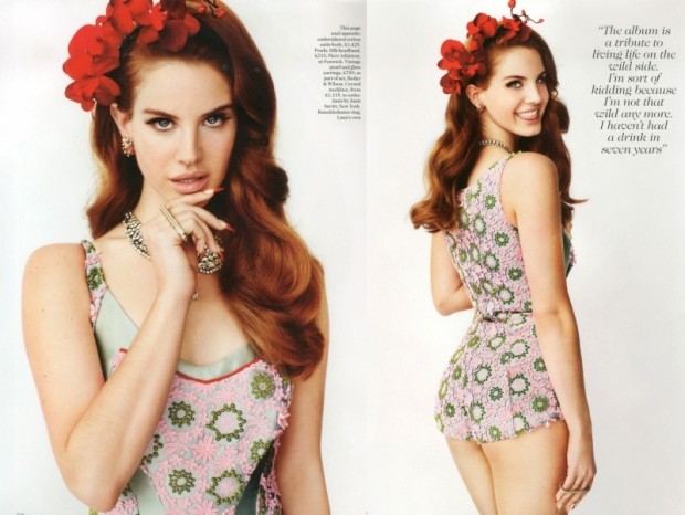 Lana Del Rey rạng ngời trên Vogue