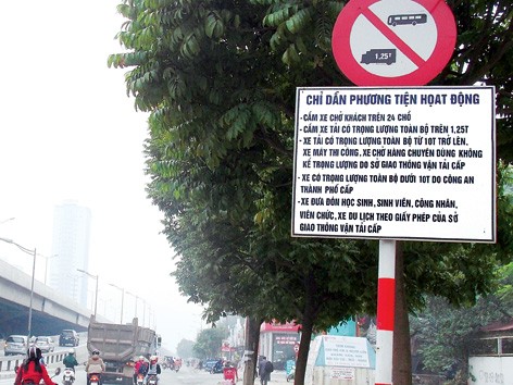 Xe tải lộng hành phố cấm: Hà Nội yêu cầu điều chỉnh quy định