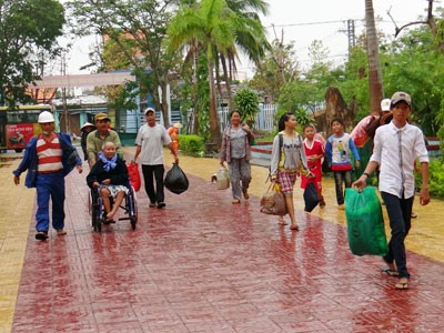 Quảng Nam: Người dân tránh bão bắt đầu trở về nơi ở cũ