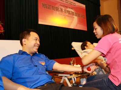 Văn phòng T.Ư Đảng tổ chức hiến máu