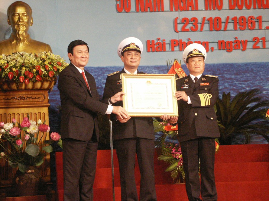 Chủ tịch nước dự lễ kỉ niệm 50 năm Ngày mở đường Hồ Chí Minh trên biển