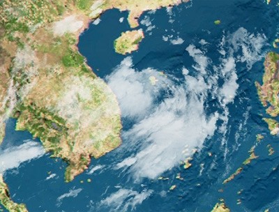 Áp thấp nhiệt đới vào biển Đông