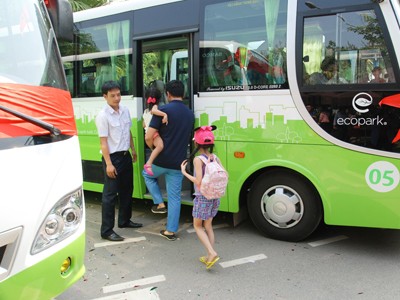 Ecopark đầu tư 15 tỷ cho hệ thống xe bus