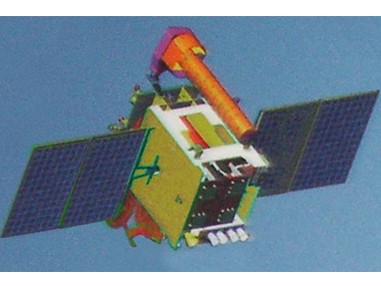 Mô hình vệ tinh GSAT-7 của Ấn Độ