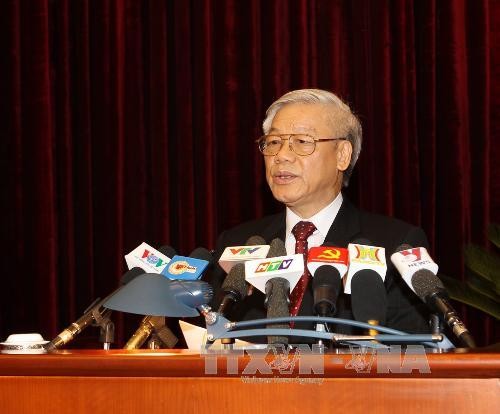 Phát biểu của Tổng Bí thư Nguyễn Phú Trọng bế mạc Hội nghị Trung ương sáu