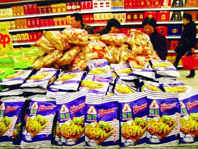 Hàng Việt tìm đường vào siêu thị Trung Quốc