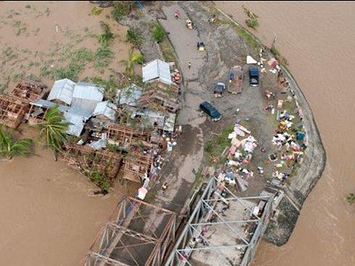 Ảnh Philippines bị bão Haiyan ‘xé nát’ nhìn từ trên cao