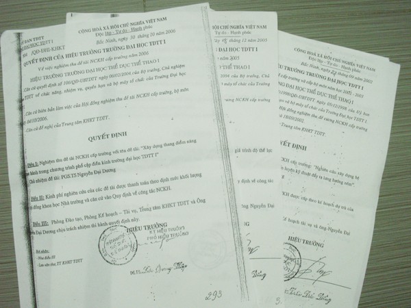 Thanh tra bỏ qua nhiều tình tiết vụ hiệu trưởng ĐH TDTT Bắc Ninh gian lận hồ sơ giáo sư