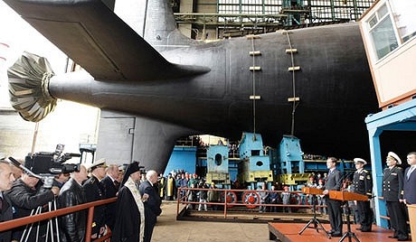 Nga khởi công đóng tàu ngầm hạt nhân tấn công mới
