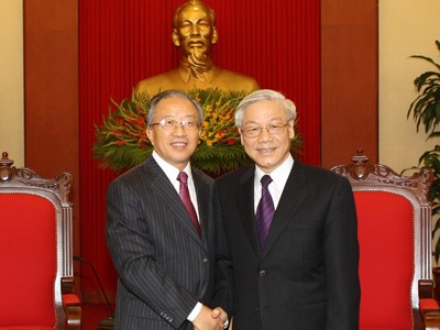 Tổng Bí thư Nguyễn Phú Trọng tiếp Đoàn đại biểu Trung Quốc