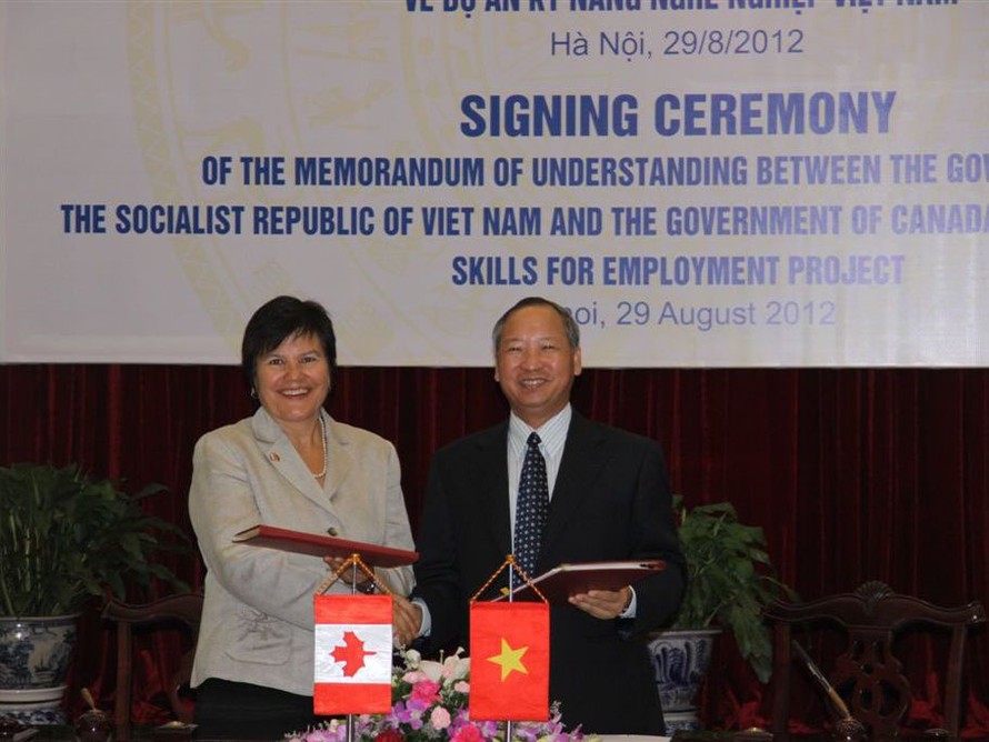 Canada giúp Việt Nam đào tạo nghề