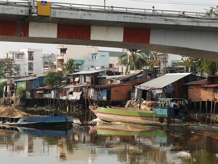 Cuộc sống trong khu 'ổ chuột' ở Sài Gòn