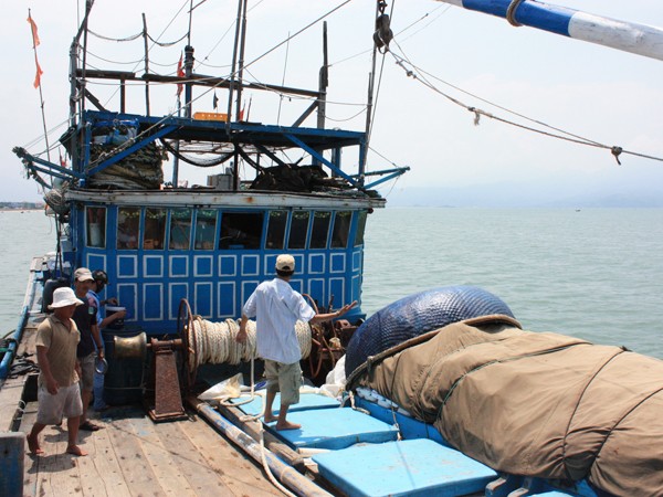 Ngư dân ra đánh bắt cá ở Hoàng Sa Ảnh: nam cường