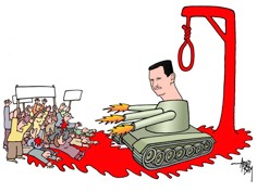 Điều gì đang chờ ông Assad? Tranh vui của Arend Van Dam (Hà Lan)