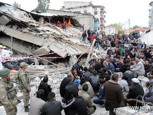 600 người chết do động đất tại Thổ Nhĩ Kỳ