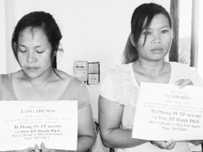 Giải cứu ba phụ nữ bị lừa bán sang Trung Quốc