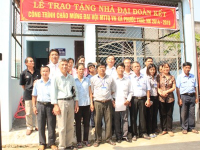 Công ty Vedan tài trợ 150 triệu đồng xây nhà tình thương cho hộ nghèo tại Phước Thái