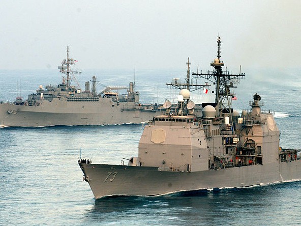 Mỹ - Nhật - Hàn tập trận hải quân
