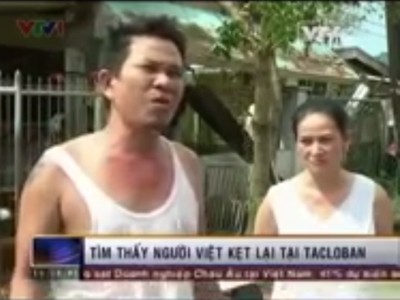 Clip: Những người Việt mắc kẹt ở tâm bão Tacloban