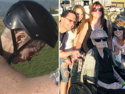 Cụ bà 101 tuổi lập kỉ lục lái dù lượn