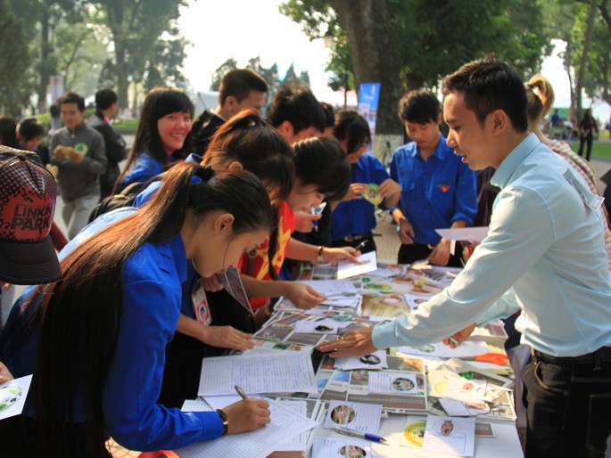 Sôi nổi ngày hội tình nguyện quốc gia năm 2013