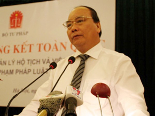 Phó Thủ tướng đề nghị xây dựng mã số cho công dân Ảnh: chinhphu.vn