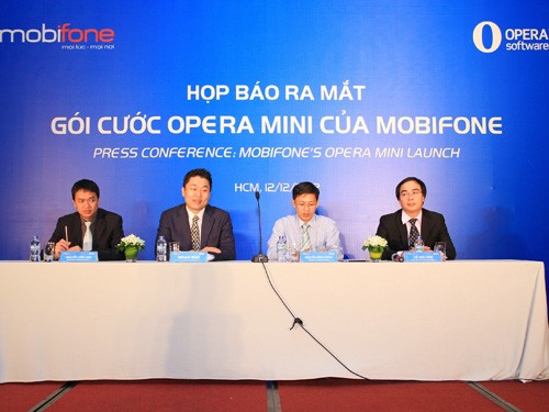 MobiFone giới thiệu Gói cước Opera Mini