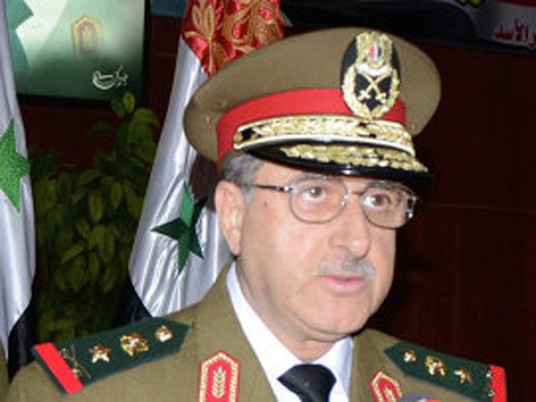 Bộ trưởng Quốc phòng Syria Dawoud Rajha Ảnh: SANA